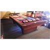 Image 2 : Brunswick medalist professional 4 1/2 x 9 ft slate regulation 8 ball/9 ball table with ball return. 