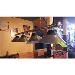 Hanging 4 lamp pool table light