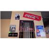 Image 1 : Four pieces Fish naked plaque, genuine classics metal sign & poster of Randy Travis plus Coca Cola m
