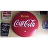 Image 1 : Button Antique Coca Cola metal sign