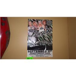 Sarah Mclachlan poster, Poision poster, and Waylon Jennings poster