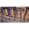 Image 3 : Wall table with cue holder and 4 wood stools