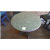 Image 3 : Round wood laminate top centre pedestal table