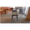 Image 2 : Set - folding top table with 2 wood padded chairs