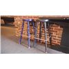 Image 3 : wall table with cue holder and 4 wood stools