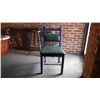Image 2 : 4 solid wood padded chairs