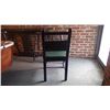 Image 4 : 4 solid wood padded chairs