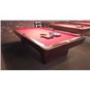 Image 1 : Brunswick medalist professional 4 1/2 x 9 ft slate regulation 8 ball/9 ball table with ball return. 