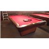 Image 1 : Brunswick medalist professional 4 1/2 x 9 ft slate regulation 8 ball/9 ball table with ball return. 