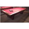 Image 2 : Brunswick medalist professional 4 1/2 x 9 ft slate regulation 8 ball/9 ball table with ball return. 