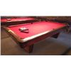 Image 2 : Brunswick medalist professional 4 1/2 x 9 ft slate regulation 8 ball/9 ball table with ball return. 