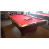 Image 1 : Brunswick medalist professional 4 1/2 x 9 ft slate regulation 8 ball/9 ball table with ball return. 