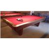 Image 2 : Brunswick medalist professional 4 1/2 x 9 ft slate regulation 8 ball/9 ball table with ball return. 