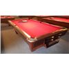 Image 3 : Brunswick medalist professional 4 1/2 x 9 ft slate regulation 8 ball/9 ball table with ball return. 