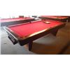 Image 4 : Brunswick medalist professional 4 1/2 x 9 ft slate regulation 8 ball/9 ball table with ball return. 