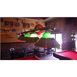 4 lamp hanging pool light