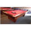 Image 2 : Brunswick medalist professional 4 1/2 x 9 ft slate regulation 8 ball/9 ball table with ball return. 