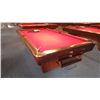 Image 3 : Brunswick medalist professional 4 1/2 x 9 ft slate regulation 8 ball/9 ball table with ball return. 