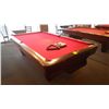 Image 1 : Brunswick medalist professional 4 1/2 x 9 ft slate regulation 8 ball/9 ball table with ball return. 