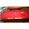 Image 7 : Brunswick medalist professional 4 1/2 x 9 ft slate regulation 8 ball/9 ball table with ball return. 