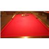 Image 8 : Brunswick medalist professional 4 1/2 x 9 ft slate regulation 8 ball/9 ball table with ball return. 