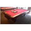 Image 2 : Brunswick medalist professional 4 1/2 x 9 ft slate regulation 8 ball/9 ball table with ball return. 