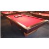 Image 3 : Brunswick medalist professional 4 1/2 x 9 ft slate regulation 8 ball/9 ball table with ball return. 