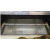 Image 4 : True stainless steel refridgerator with prep table top and chilled inserts top access compartment