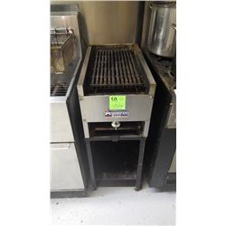 American range natural gas grill on stand