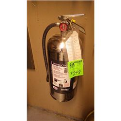Newer Badger stainless steel fire extinguisher