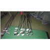Image 3 : 16 piece set of left handed goldf clubs with bag and bag stand