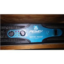 Peavey professional GPS 1500 High fidelity high power amplifier 2 x 750 watts with zone controller a