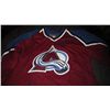 Image 4 : Avalanche Hockey Jersey signed by Derrick Morris