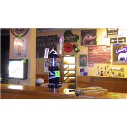 Kokanee two head beer dispenser with couplers and Coors light and Canadian pulls
