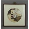 Image 1 : Korean Grandfather & Child Framed Painting Signed