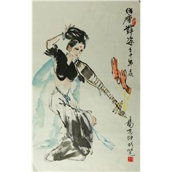 Painting of Dancing Lady Signed Yang Zhiyin 1934-