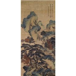 Chinese Print on Scroll