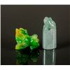 Image 3 : Two Pieces of Chinese Green Jadeite Pendants