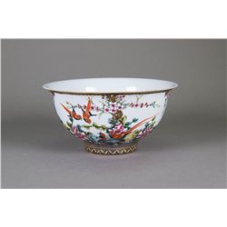 Chinese Republic Famille Rose Bowl Yongzheng Mark