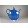 Image 2 : Chinese Blue Ground Moon Porcelain Flask Ewer