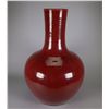 Image 1 : Chinese Large Red Glazed Porcelain Vase Guangxu