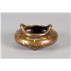 Image 2 : Chinese Gold-splashed Bronze Censer Ming Si Shan