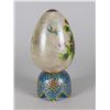 Image 3 : Chinese Eggshell Cloisonne w/ Stand