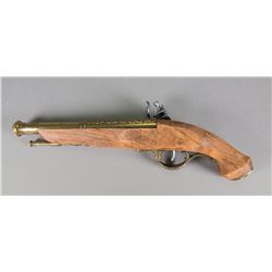 European Old Flintlock Pistol