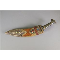 Tibetan Hand Dagger w/ Horn Handle