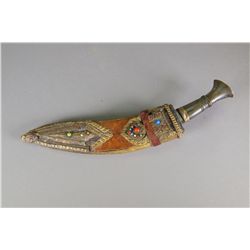 Tibetan Hand Dagger w/ Horn Handle