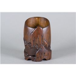 Chinese Finely Carved Bamboo Brushpot