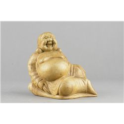 Chinese Bamboo Carved Figure of Buddha