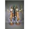 Image 1 : Pair of Large 19th C. Thailand Dancing Buddhas