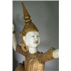 Image 2 : Pair of Large 19th C. Thailand Dancing Buddhas